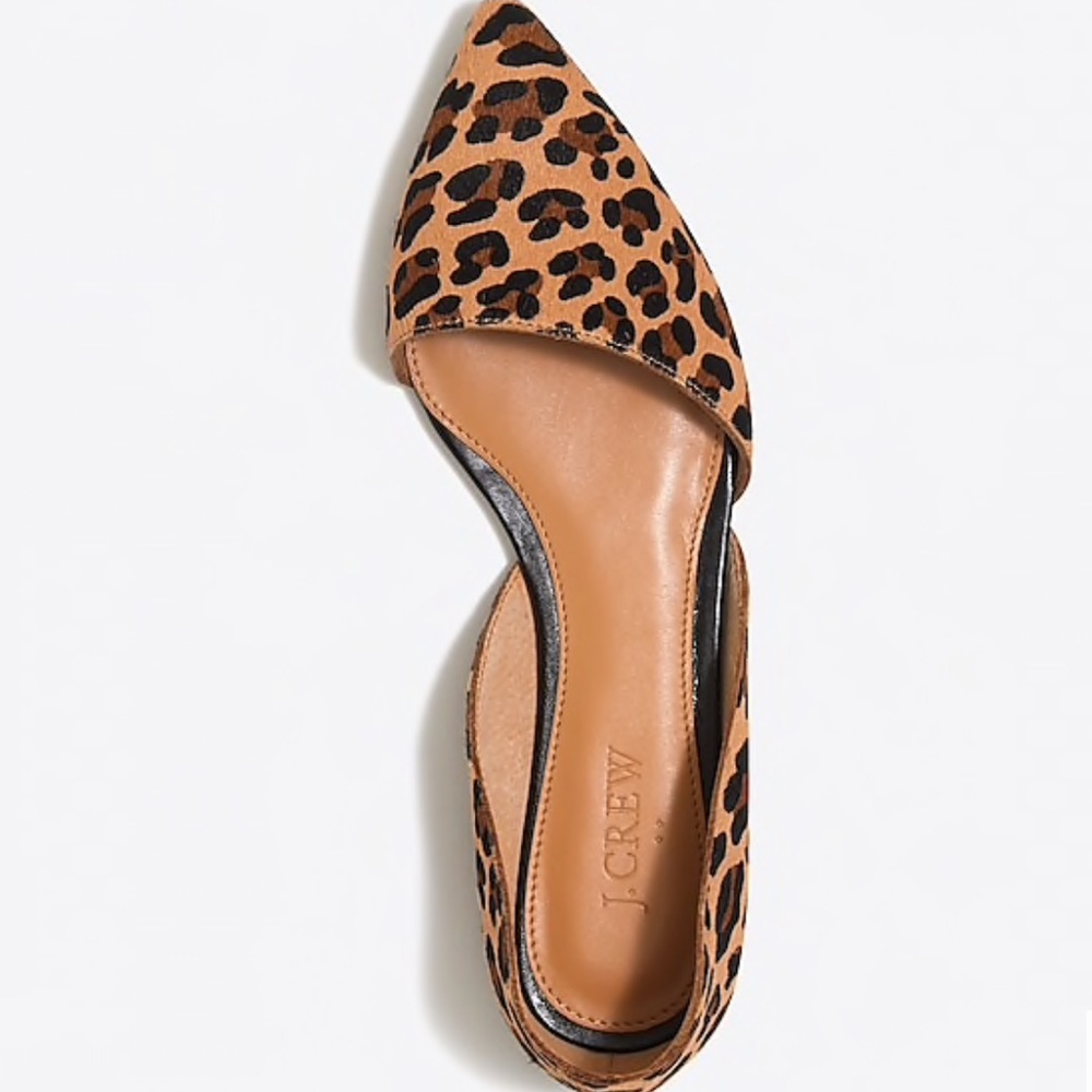 J. Crew Leopard Flats